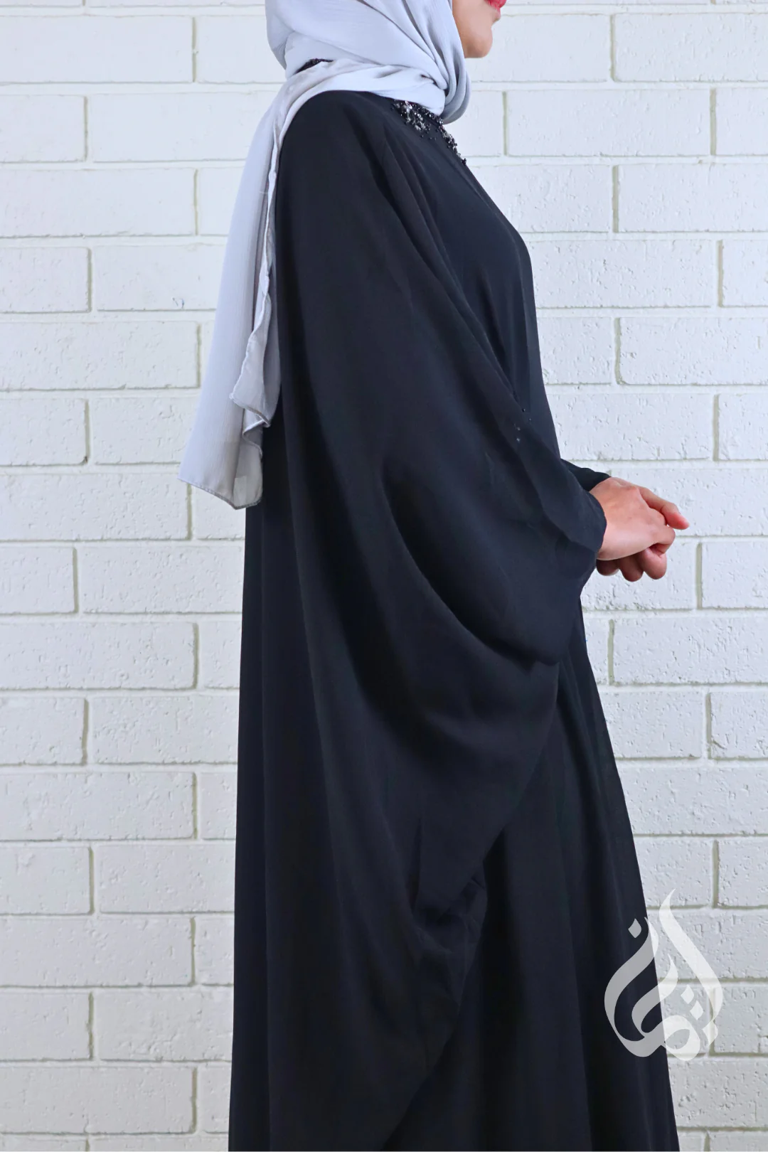 Bella Kaftan - Black - Image 7