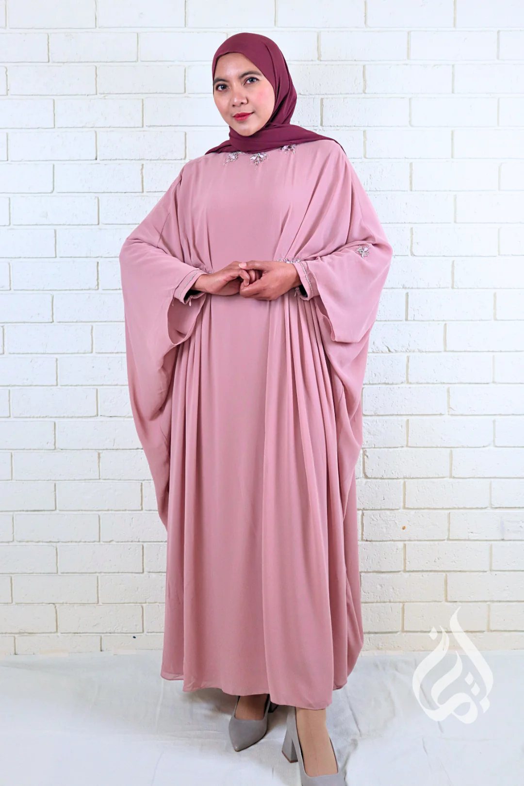 Bella Kaftan - Dusty Pink - Image 5