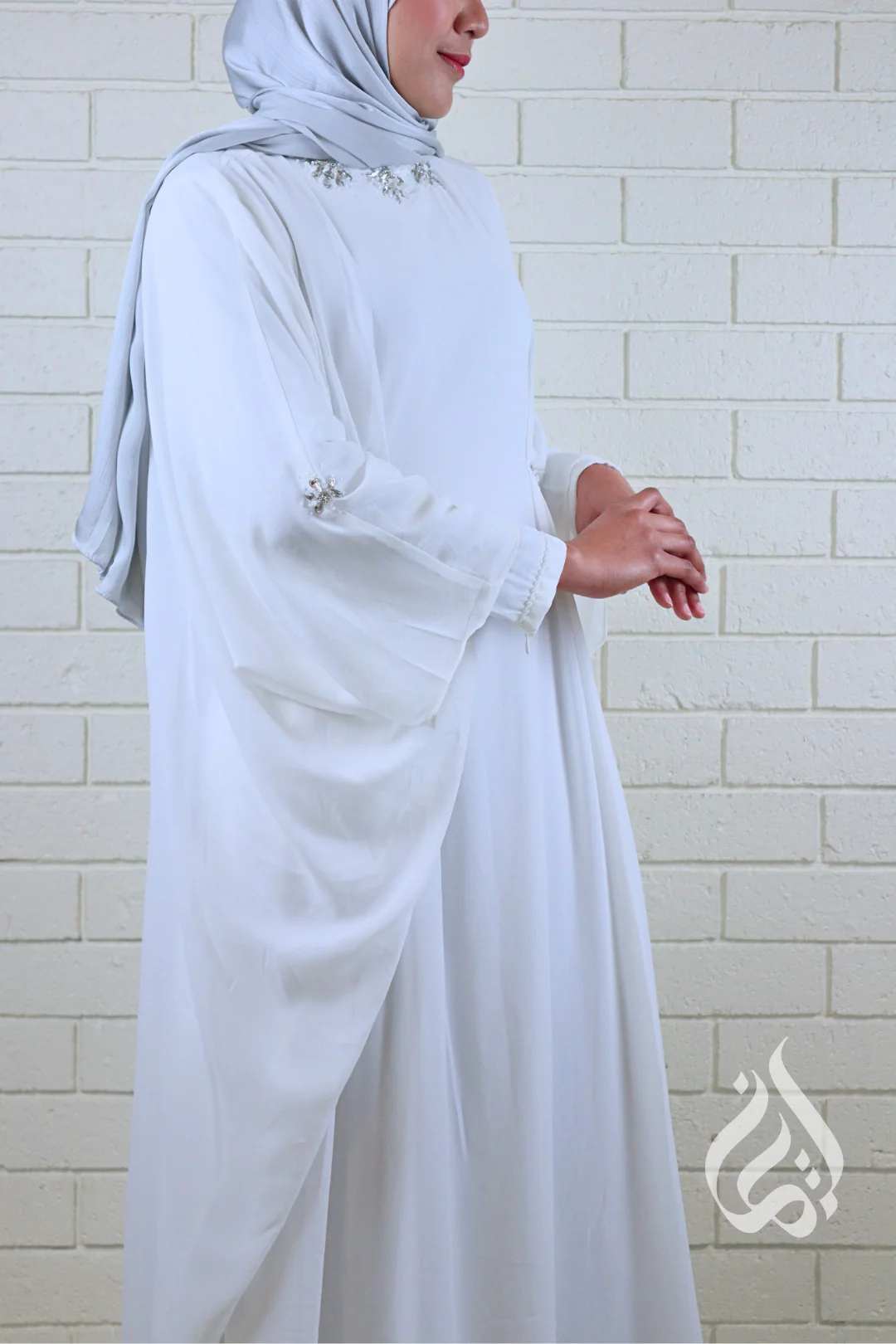 Bella Kaftan - White - Image 5