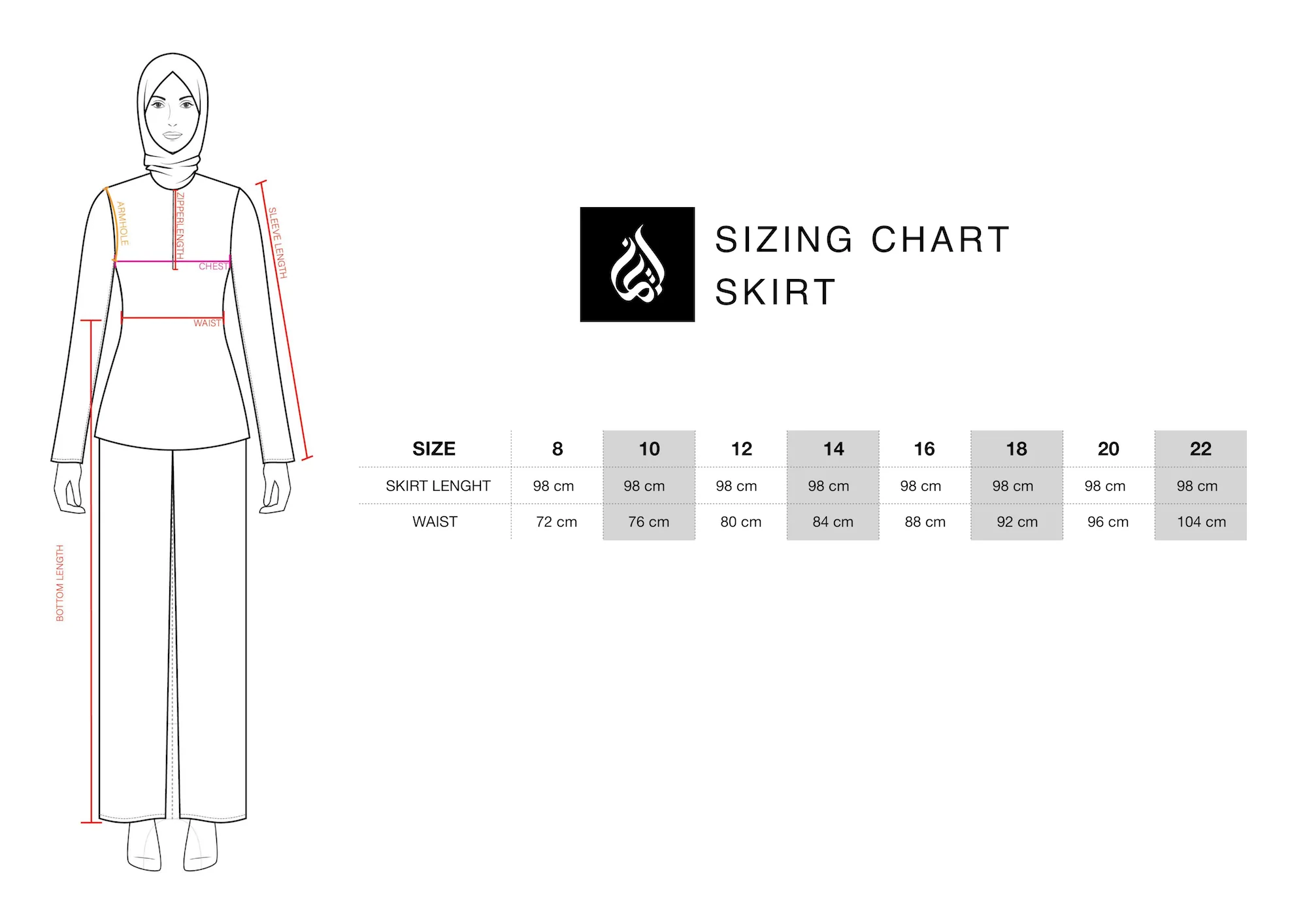 Classic Black Long Skirt - Image 5