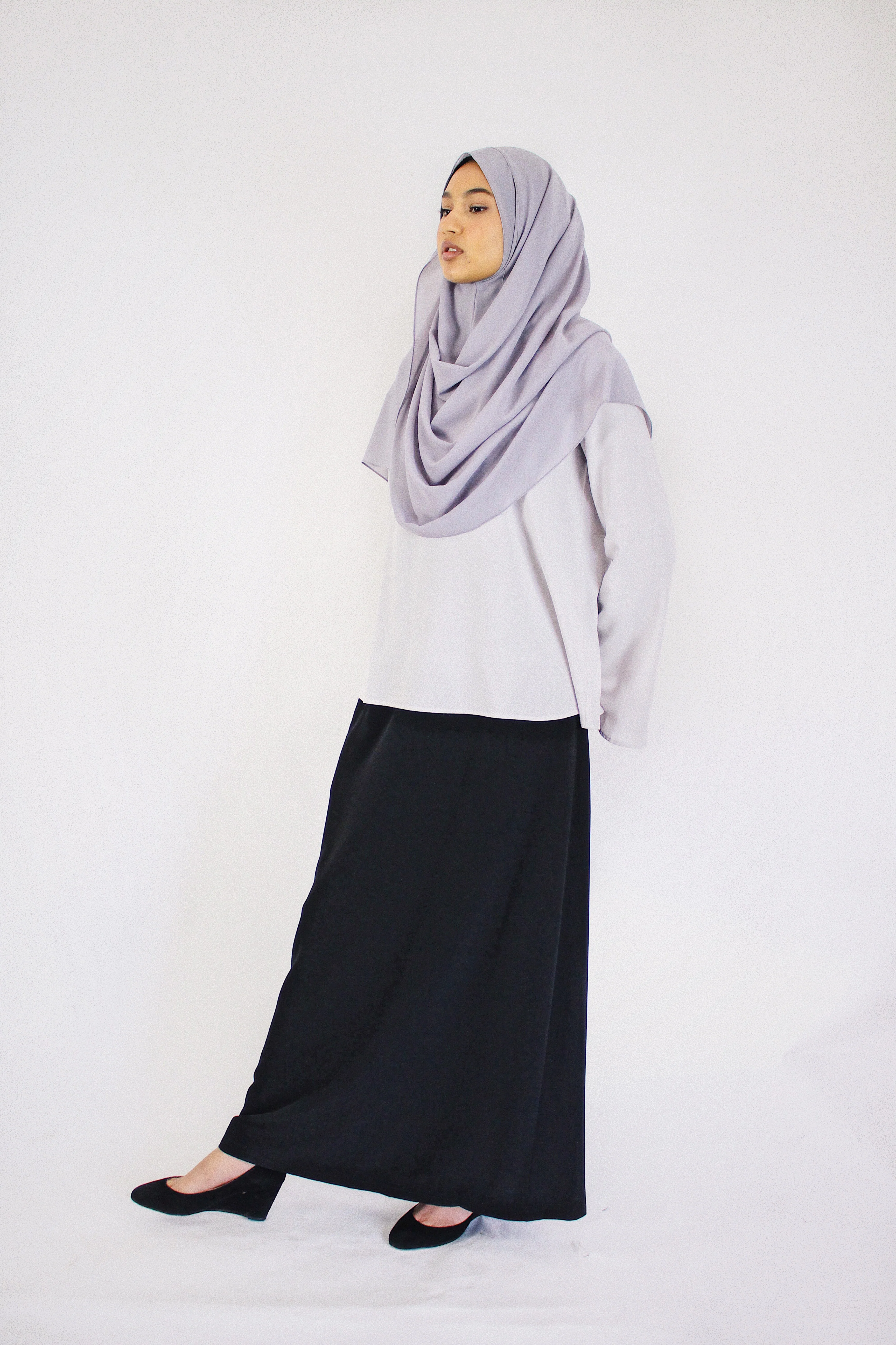 Classic Black Long Skirt - Image 7
