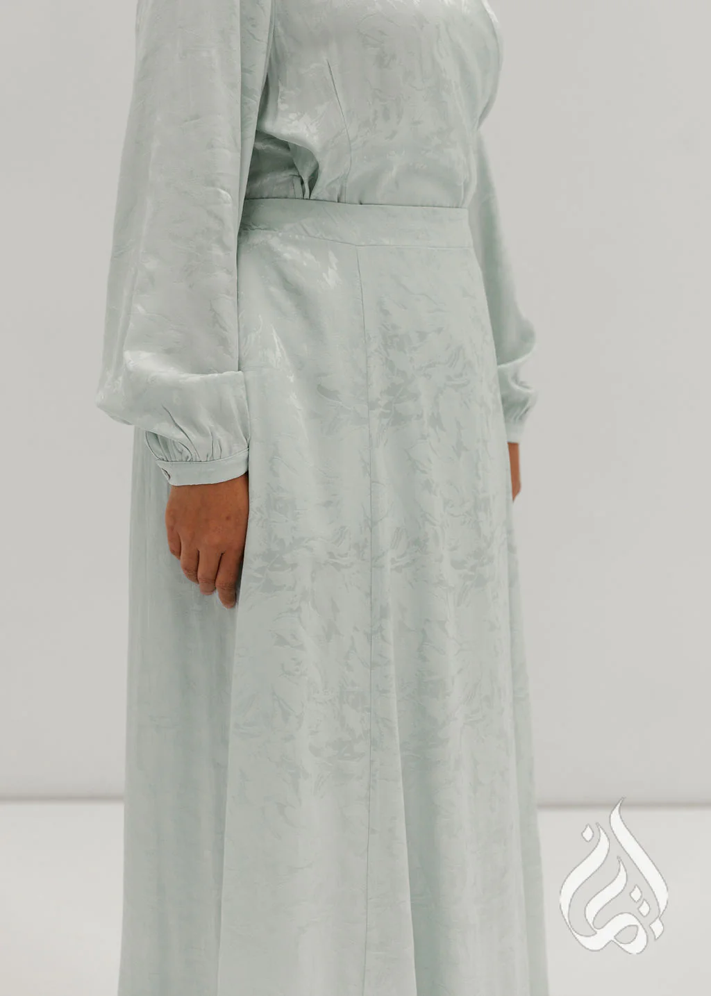 Flare Maxi Skirt - Sea Mint - Image 3