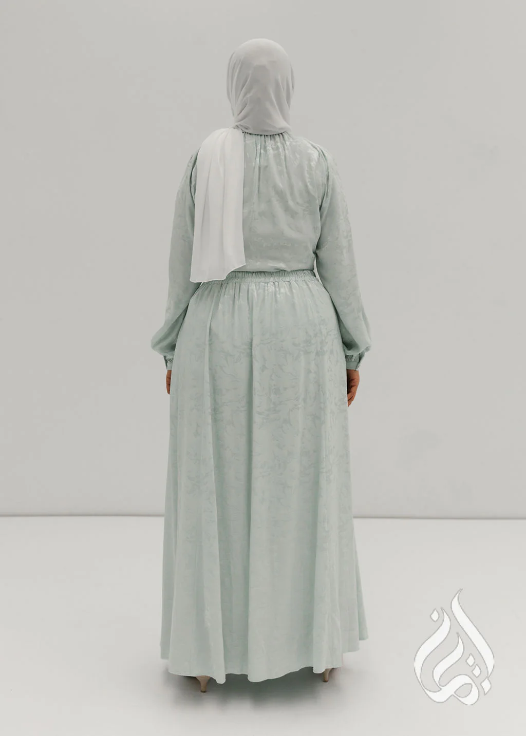 Flare Maxi Skirt - Sea Mint - Image 6