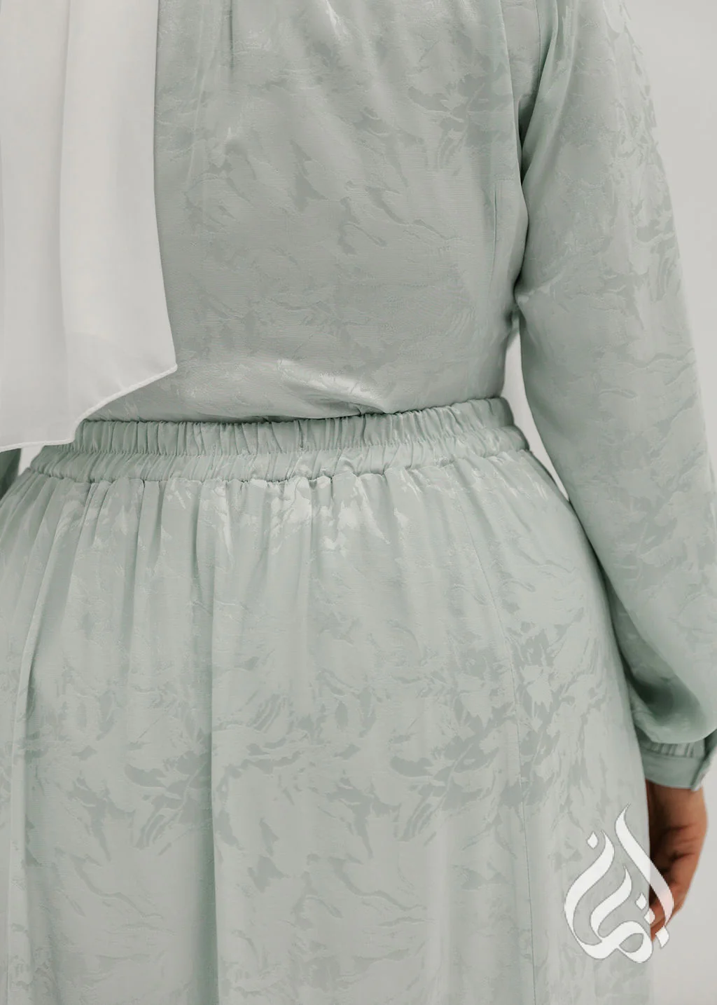 Flare Maxi Skirt - Sea Mint - Image 7