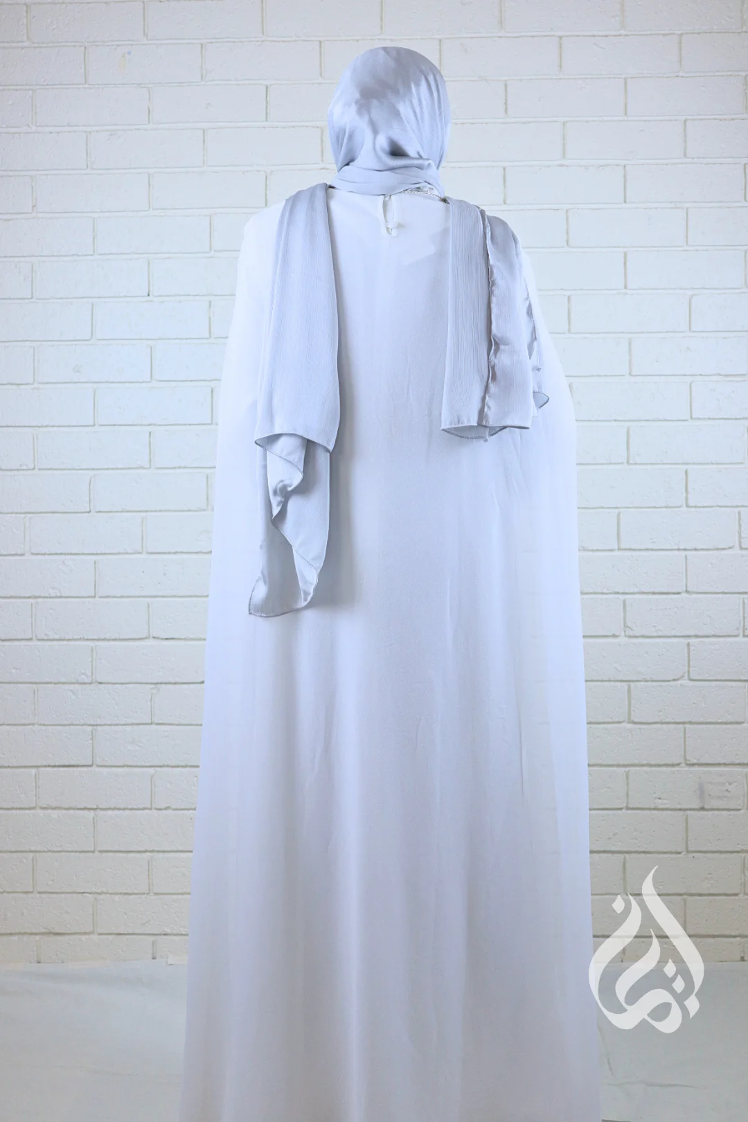 Jewelled Kaftan - White - Image 4
