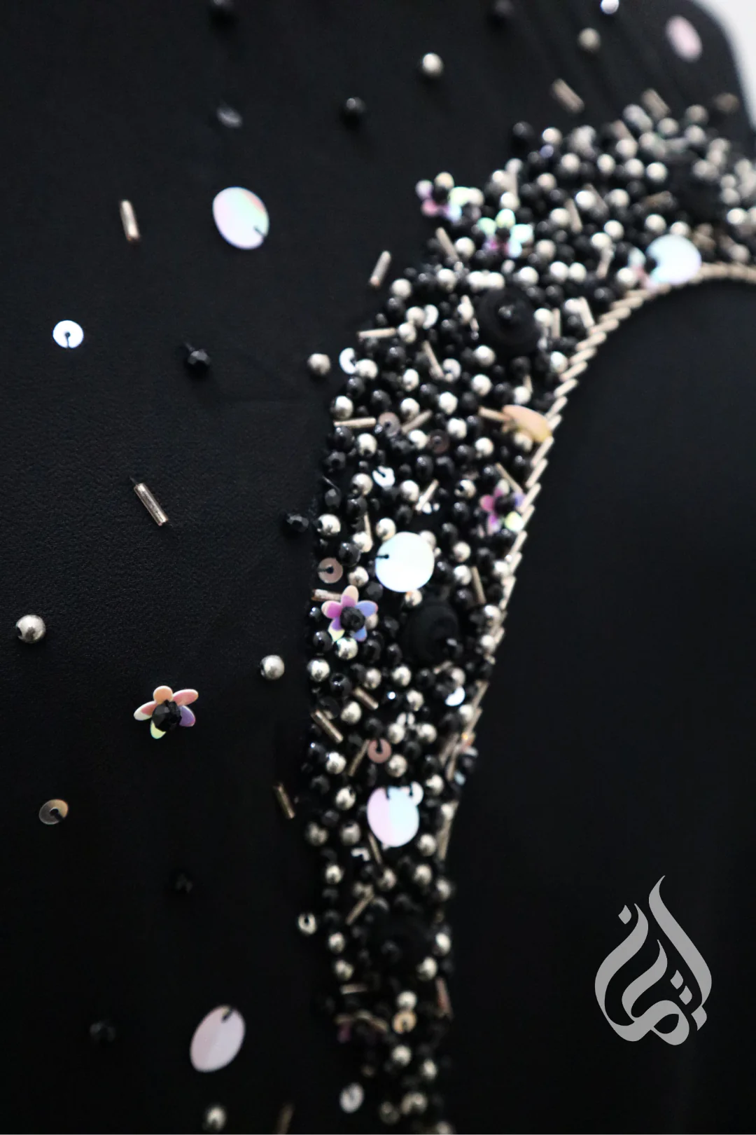 Jewelled Kaftan - Black - Image 13