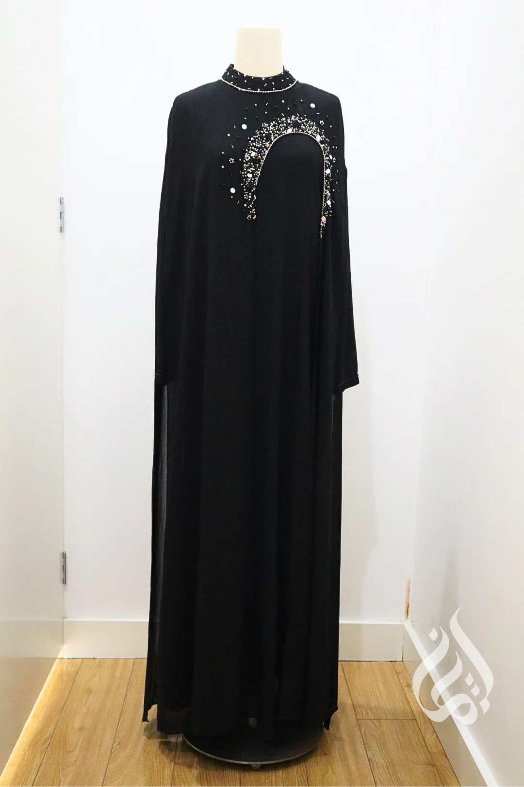 Jewelled Kaftan - Black - Image 9