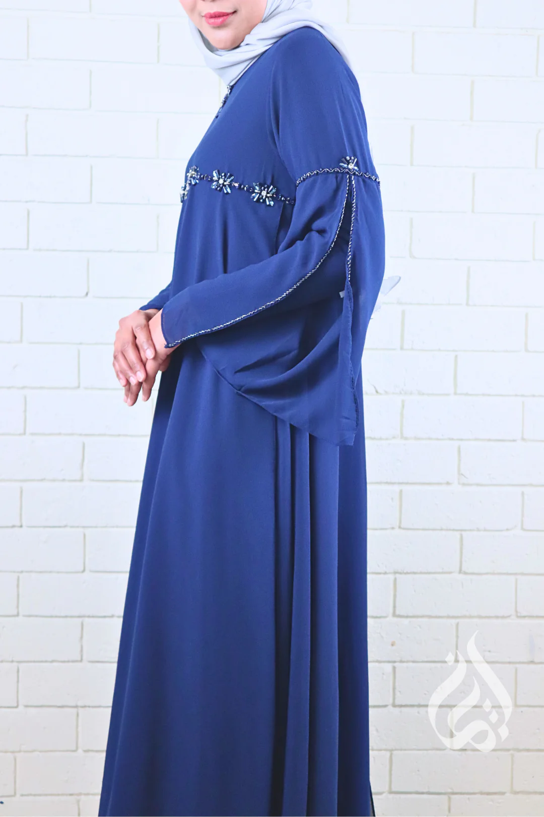 Layla Formal Dress - Navy Blue - Image 3