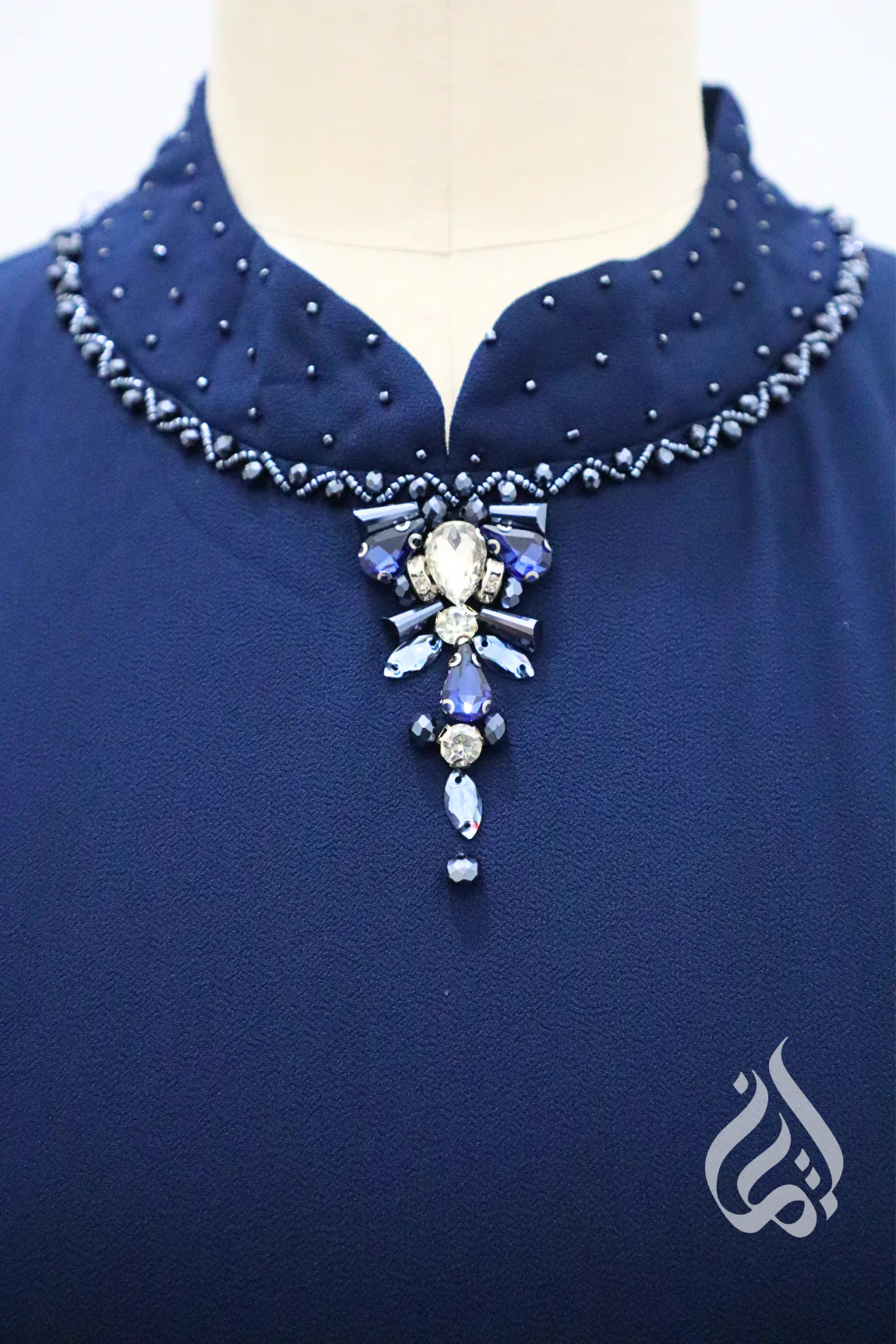 Layla Formal Dress - Navy Blue - Image 9