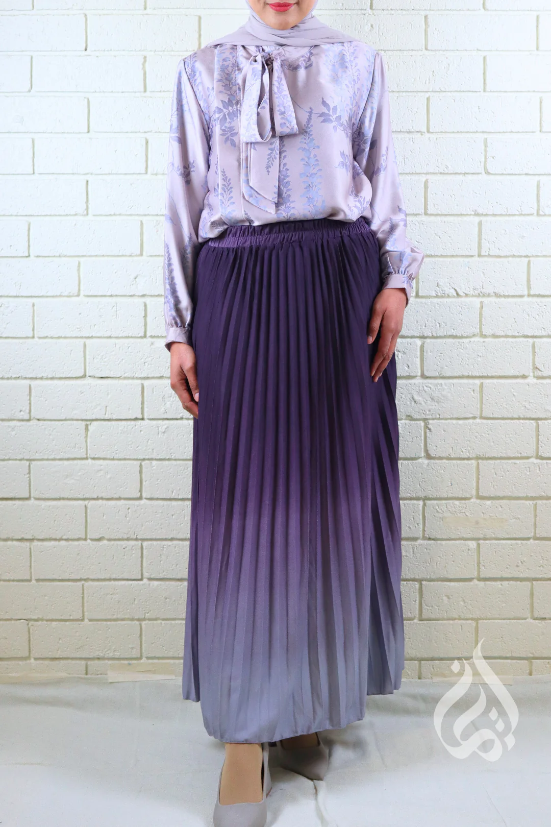 Ombre Pleated Skirt - Image 7
