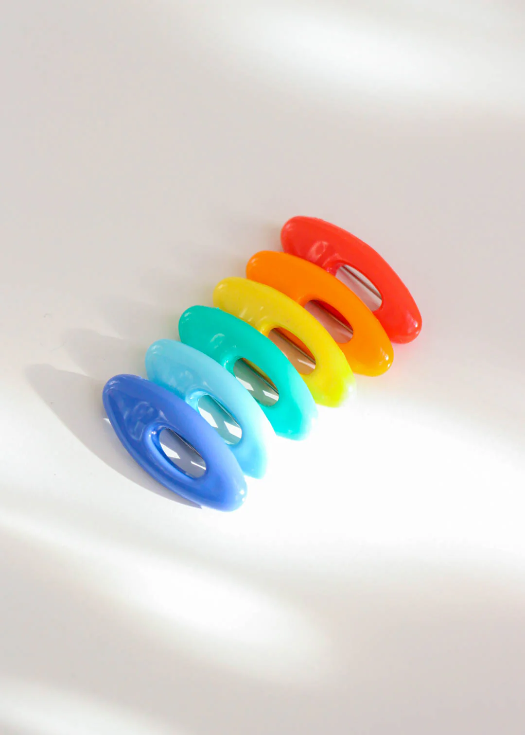 Pack of Scarf Oval Pin - Multi colour - Image 3