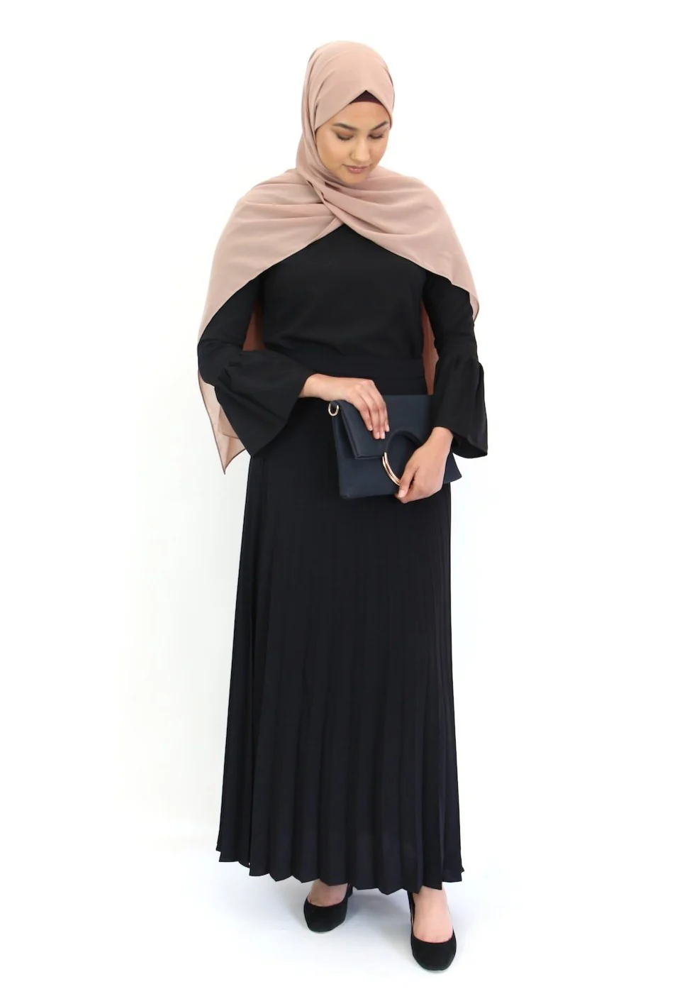 Long Pleated Skirt - Image 3