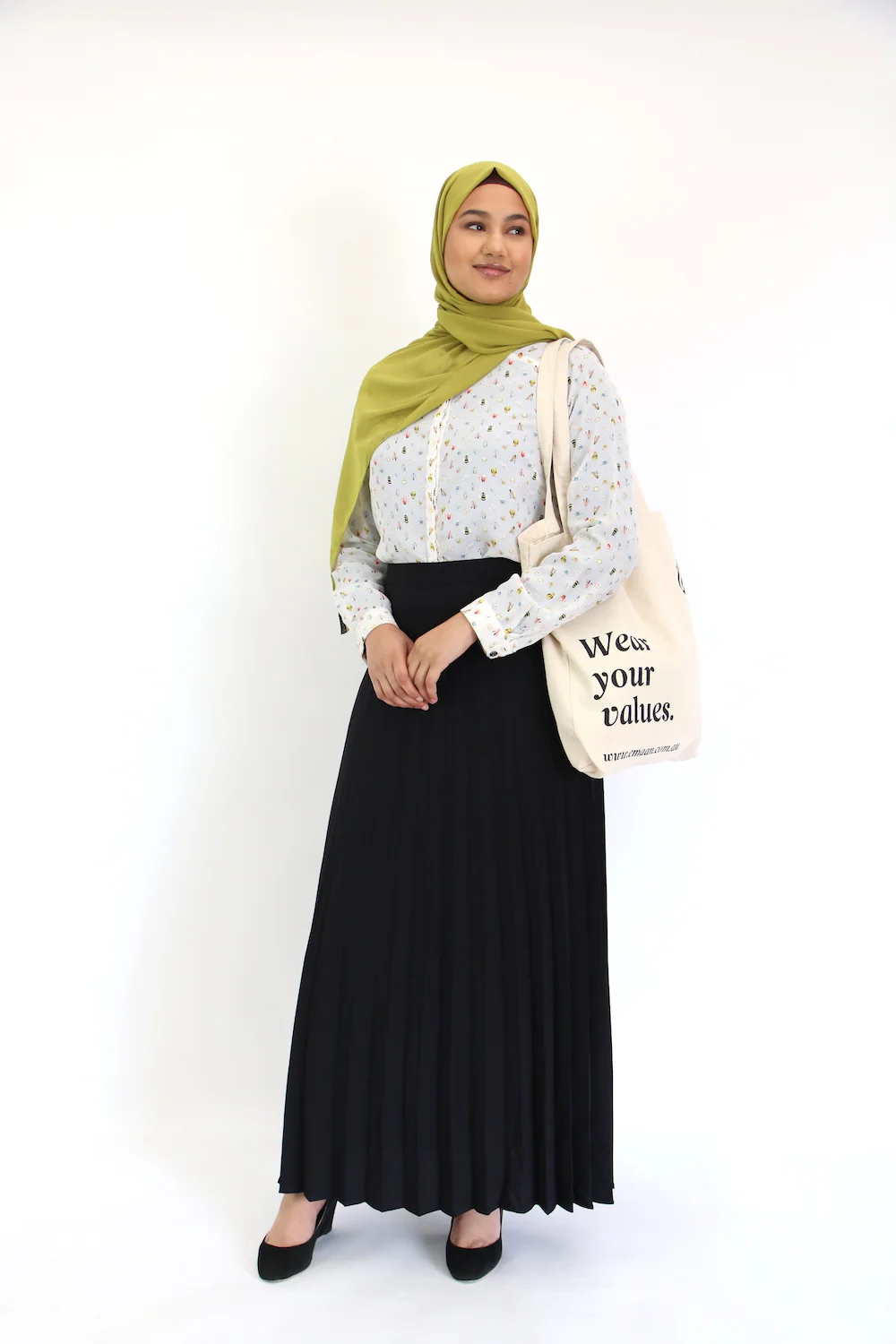 Long Pleated Skirt - Image 4