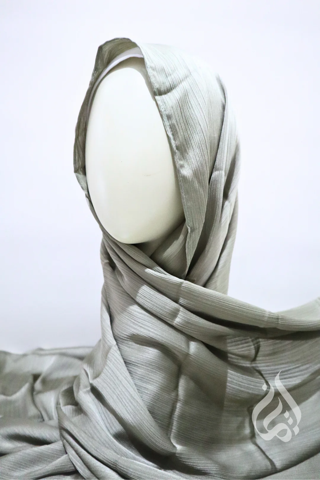 Textured Satin Scarf - Image 11