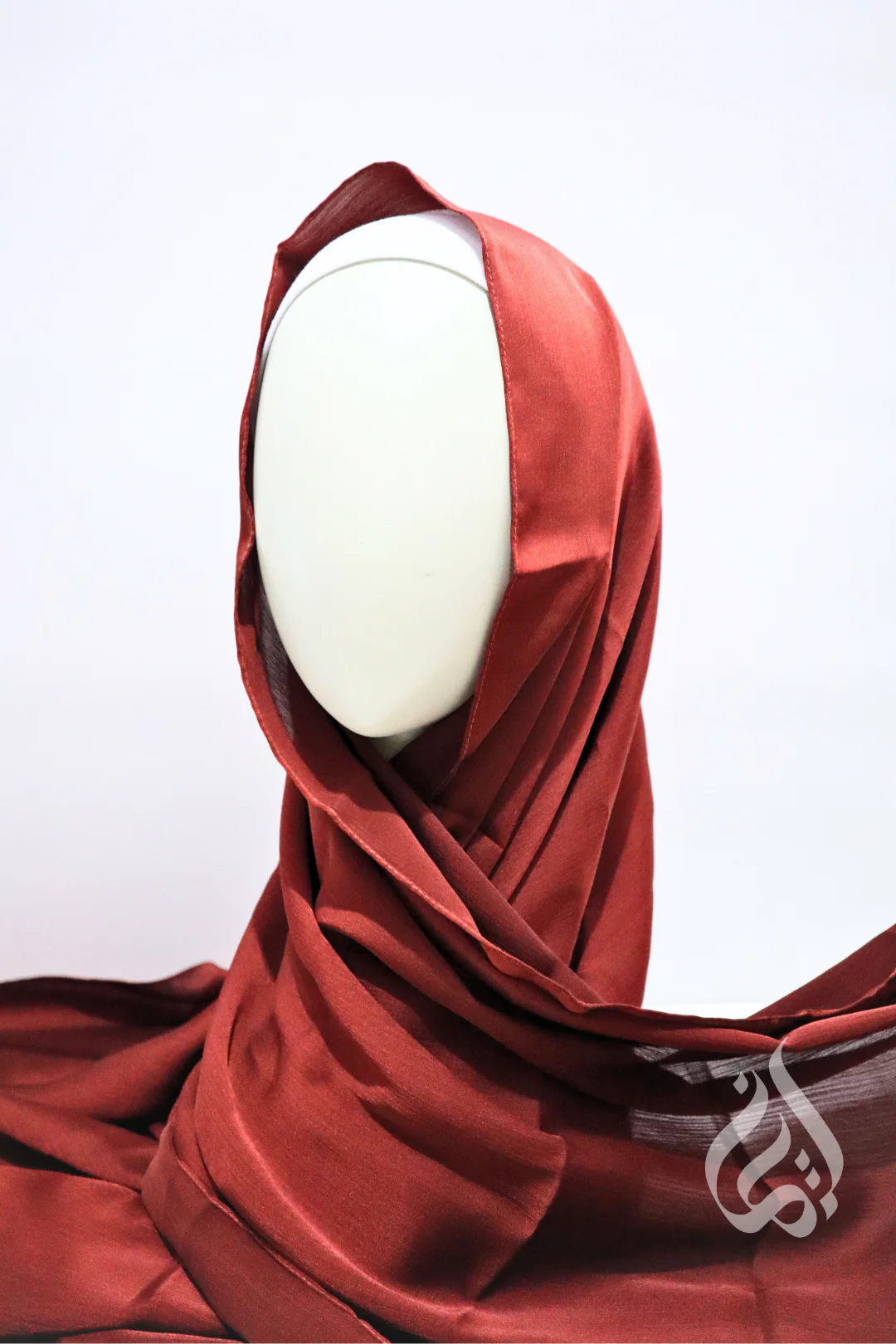 Textured Satin Scarf - Image 3