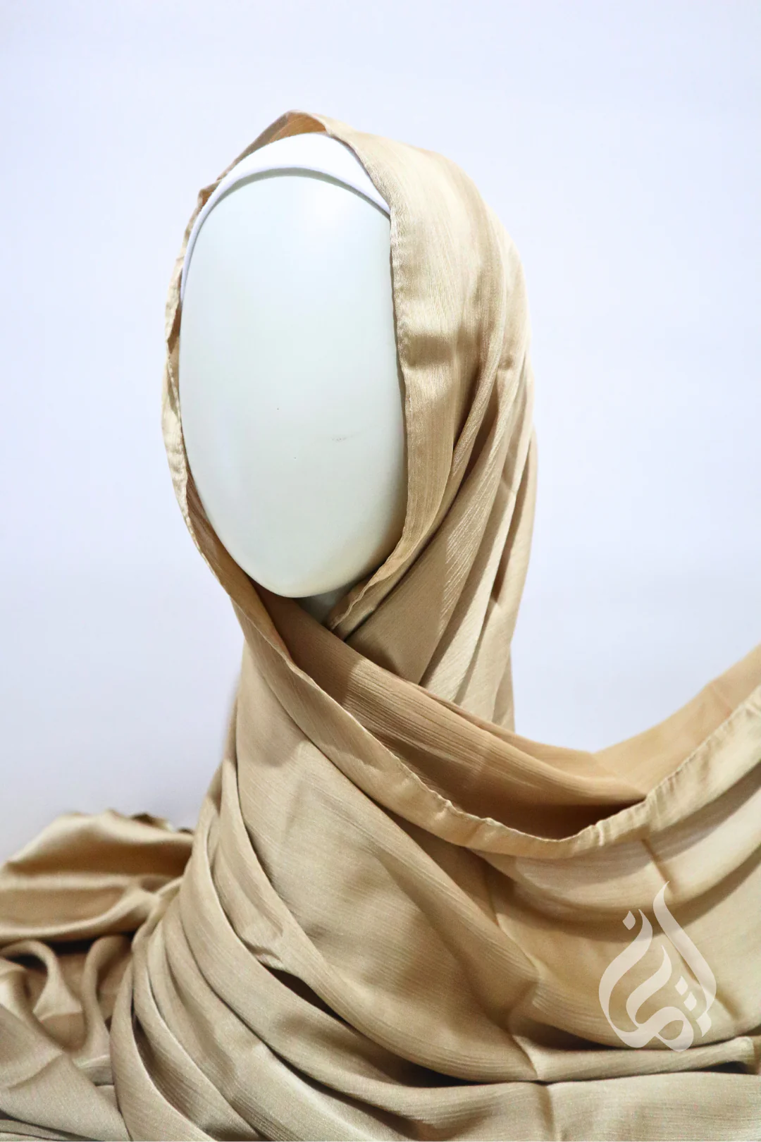 Textured Satin Scarf - Image 4