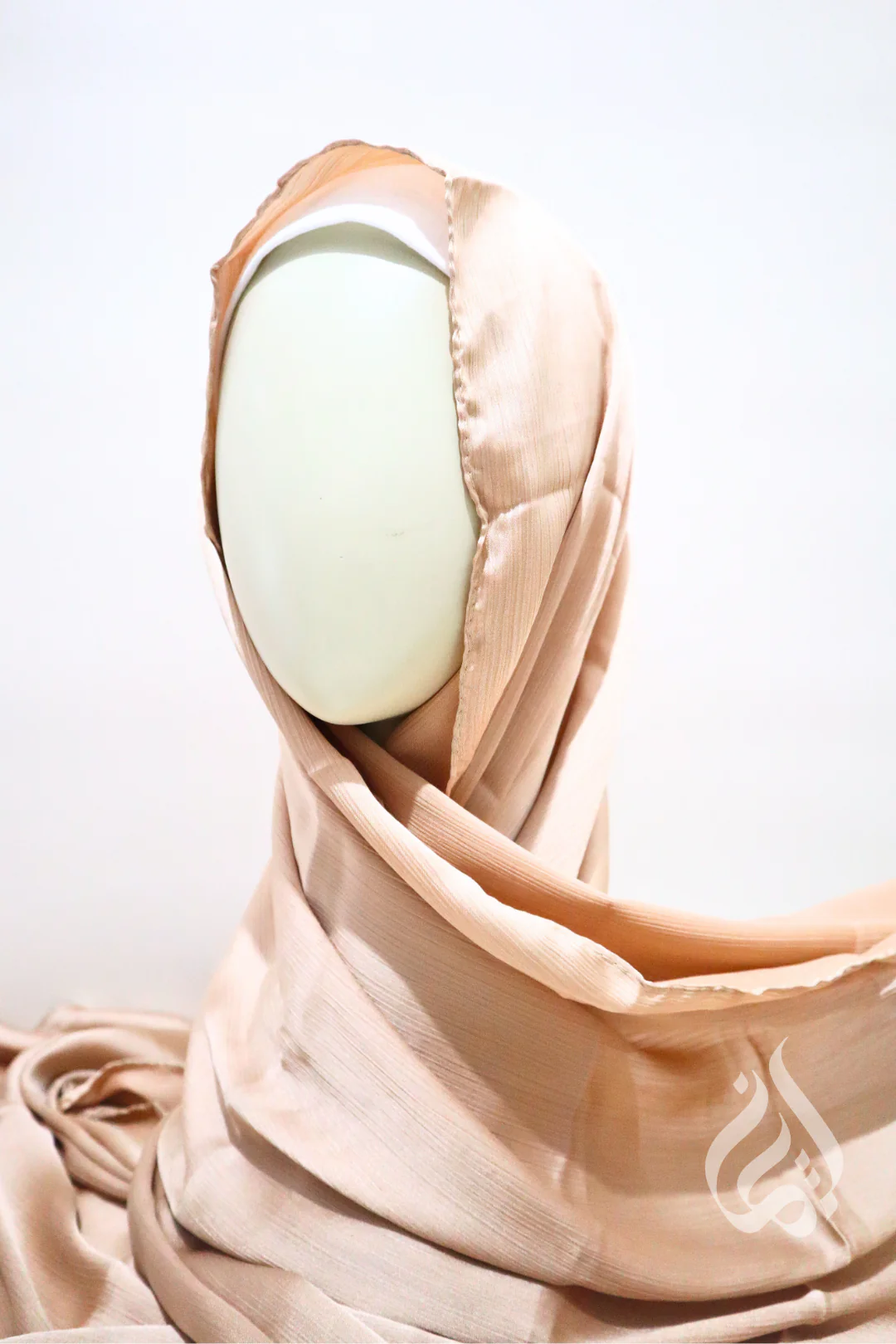 Textured Satin Scarf - Image 5